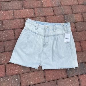 Free People Silver Lake Denim Skirt Size 31